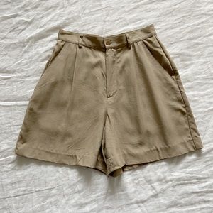 Banana Republic vintage 100% silk trouser shorts